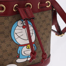 GUCCI Micro GG Supreme Fujiko-Pro Bag PVC Beige Gold 647801 Auth 196955M-14