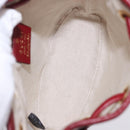 GUCCI Micro GG Supreme Fujiko-Pro Bag PVC Beige Gold 647801 Auth 196955M-16