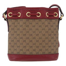 GUCCI Micro GG Supreme Fujiko-Pro Bag PVC Beige Gold 647801 Auth 196955M-3