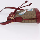 GUCCI Micro GG Supreme Fujiko-Pro Bag PVC Beige Gold 647801 Auth 196955M-5