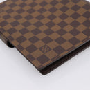 LOUIS VUITTON Damier Ebene Agenda GM Day Planner Cover R20107 LV Auth 196962-17