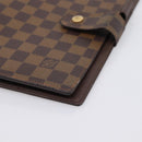 LOUIS VUITTON Damier Ebene Agenda GM Day Planner Cover R20107 LV Auth 196962-14