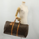 LOUIS VUITTON Monogram Keepall 55 Boston Bag M41424 LV Auth 196969V-22