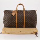 LOUIS VUITTON Monogram Keepall 55 Boston Bag M41424 LV Auth 196969V-23