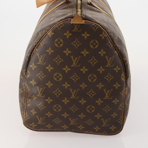 LOUIS VUITTON Monogram Keepall 55 Boston Bag M41424 LV Auth 196969V
