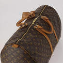 LOUIS VUITTON Monogram Keepall 55 Boston Bag M41424 LV Auth 196969V-6
