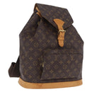 LOUIS VUITTON Monogram Montsouris GM Backpack M51135 LV Auth 196971-1