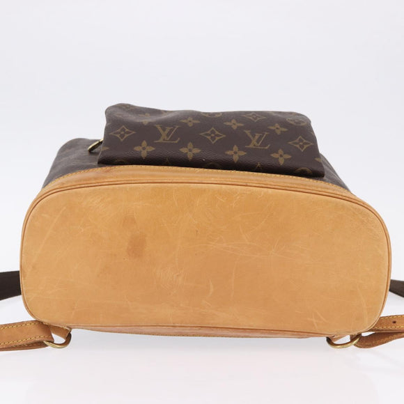 LOUIS VUITTON Monogram Montsouris GM Backpack M51135 LV Auth 196971