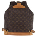 LOUIS VUITTON Monogram Montsouris GM Backpack M51135 LV Auth 196971-2