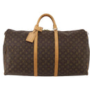 LOUIS VUITTON Monogram Keepall 60 Boston Bag M41422 LV Auth 196972-13