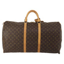LOUIS VUITTON Monogram Keepall 60 Boston Bag M41422 LV Auth 196972-2