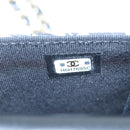 CHANEL Mini Matelasse Chain Shoulder Pouch Satin Beige Silver CC Auth 196975M-21