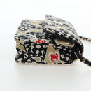 CHANEL Mini Matelasse Chain Shoulder Pouch Satin Beige Silver CC Auth 196975M-5