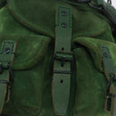 BALENCIAGA Chain Hand Bag Suede Green Auth 196979-16