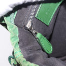 BALENCIAGA Chain Hand Bag Suede Green Auth 196979-24