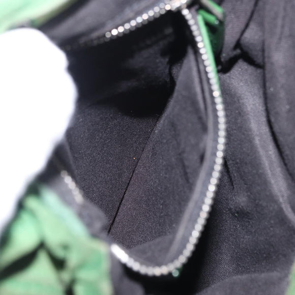 BALENCIAGA Chain Hand Bag Suede Green Auth 196979