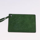 BALENCIAGA Chain Hand Bag Suede Green Auth 196979-29