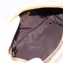 Miu Miu Matelasse Clutch Bag Leather Gold Auth 196981A-18
