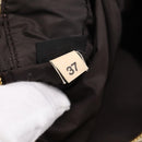 Miu Miu Matelasse Clutch Bag Leather Gold Auth 196981A-12