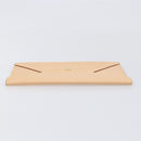LOUIS VUITTON Nomad leather Clutch Bag Beige LV Auth 196985V-6