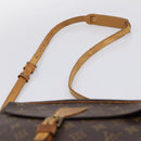 LOUIS VUITTON Monogram Jeune Fille MM Shoulder Bag M51226 LV Auth 196988-8