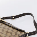 GUCCI GG Canvas GG Crystal Bag Coated Canvas Beige Gold 181483 Auth 196990-8