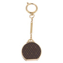 LOUIS VUITTON Monogram Porte Cles Boite Chapeau metal Gold M63089 Auth 196993M-2