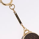 LOUIS VUITTON Monogram Porte Cles Boite Chapeau metal Gold M63089 Auth 196993M-7