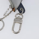 LOUIS VUITTON Monogram satellite Porte Cles Charm Silver MP2217 LV Auth 196994A-18