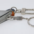 LOUIS VUITTON Monogram satellite Porte Cles Charm Silver MP2217 LV Auth 196994A-9