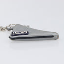 LOUIS VUITTON Monogram satellite Porte Cles Charm Silver MP2217 LV Auth 196994A-6