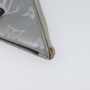 LOUIS VUITTON Monogram satellite Porte Cles Charm Silver MP2217 LV Auth 196994A-7