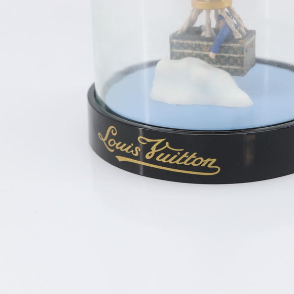 LOUIS VUITTON Balloon Snow Globe Glass Red LV Auth 196995