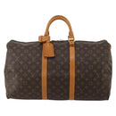LOUIS VUITTON Monogram Keepall 50 Boston Bag M41426 LV Auth 197000-13