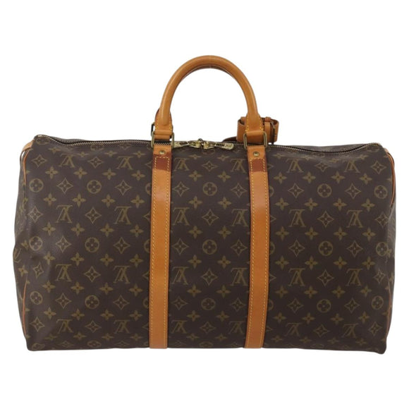 LOUIS VUITTON Monogram Keepall 50 Boston Bag M41426 LV Auth 197000