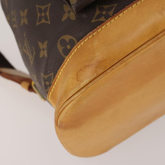 LOUIS VUITTON Monogram Montsouris GM Backpack M51135 LV Auth 197003A