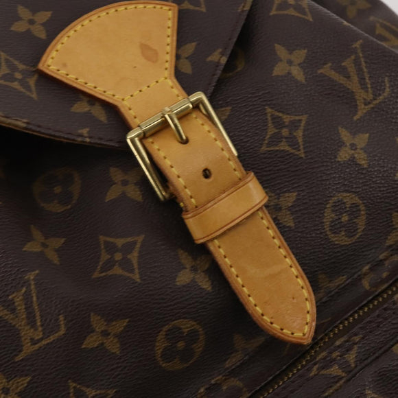 LOUIS VUITTON Monogram Montsouris GM Backpack M51135 LV Auth 197003A