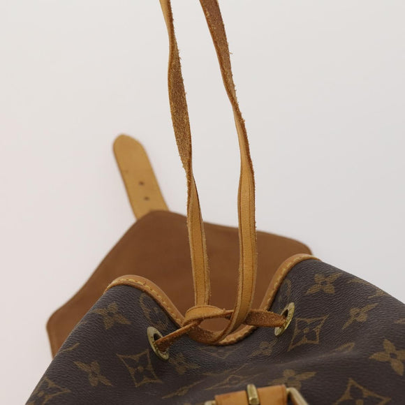 LOUIS VUITTON Monogram Montsouris GM Backpack M51135 LV Auth 197003A