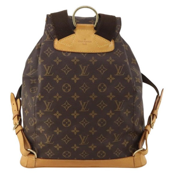 LOUIS VUITTON Monogram Montsouris GM Backpack M51135 LV Auth 197003A