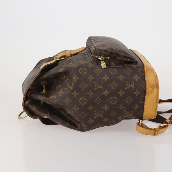 LOUIS VUITTON Monogram Montsouris GM Backpack M51135 LV Auth 197003A