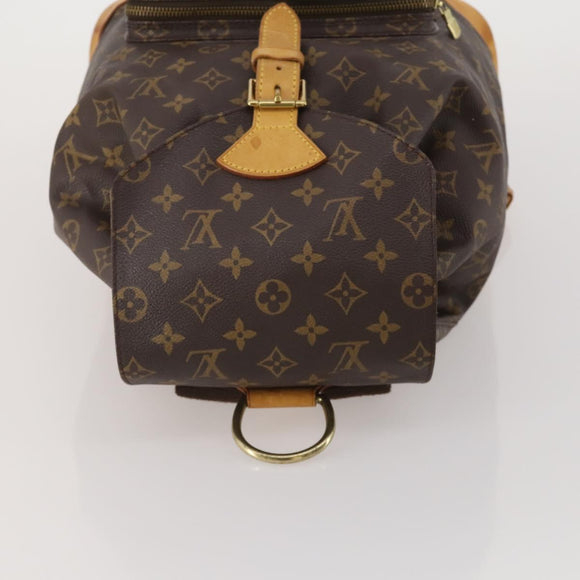 LOUIS VUITTON Monogram Montsouris GM Backpack M51135 LV Auth 197003A