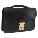 LOUIS VUITTON Epi Biface Clutch Bag Black M52322 LV Auth 197004-1