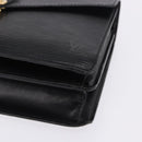 LOUIS VUITTON Epi Biface Clutch Bag Black M52322 LV Auth 197004-15