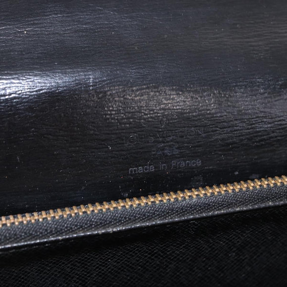 LOUIS VUITTON Epi Biface Clutch Bag Black M52322 LV Auth 197004