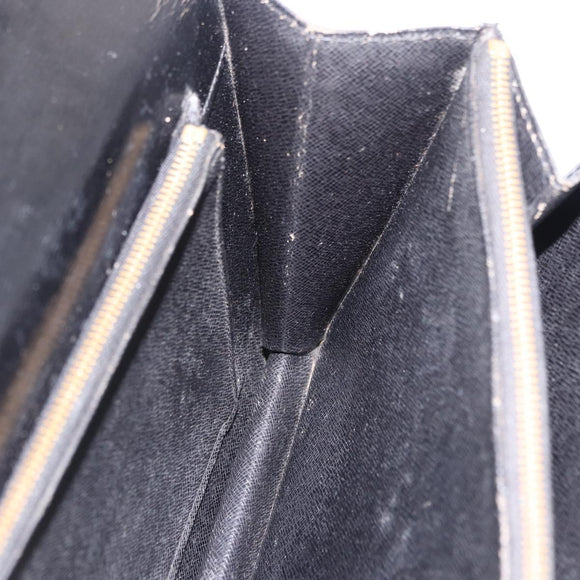LOUIS VUITTON Epi Biface Clutch Bag Black M52322 LV Auth 197004