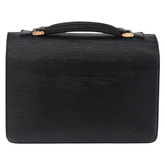 LOUIS VUITTON Epi Biface Clutch Bag Black M52322 LV Auth 197004