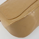 LOUIS VUITTON Monogram Vernis Minna Street Bag Noisette M91508 LV Auth 197006-15