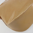 LOUIS VUITTON Monogram Vernis Minna Street Bag Noisette M91508 LV Auth 197006-17