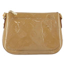 LOUIS VUITTON Monogram Vernis Minna Street Bag Noisette M91508 LV Auth 197006-13