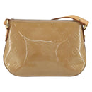 LOUIS VUITTON Monogram Vernis Minna Street Bag Noisette M91508 LV Auth 197006-2